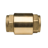 Клапан обратный STOUT - 1/2" (ВР/ВР, PN25, Tmax 100°C, затвор металлический)