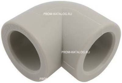 Отвод 90° FV-Plast - 32 (для полипропиленовых труб под пайку, цвет серый)