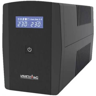 Напольный ИБП Импульс ЮНИОР СМАРТ 600 LCD SCHUKOx2 RS232 